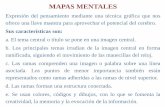 MAPAS MENTALES - Principal mentales.pdf · MAPAS MENTALES . Expresión del pensamiento mediante una técnica gráfica que nos ofrece una llave maestra para aprovechar el potencial