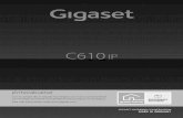 Gigaset C610 IPgse.gigaset.com/fileadmin/legacy-assets/CustomerCare/Manuals/C61x/... · Le ayudarán durante la configuración de las cone xiones VoIP de su teléfono así como durante