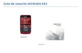 Guía de usuario del Nokia E63download-fds.webapps.microsoft.com/supportFiles/phones/files/... · Bloquear las teclas ... 135 Accesos directos ... Al utilizar este dispositivo, re