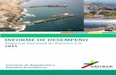 INFORME DE DESEMPEÑO - ositran.gob.pe · Posteriormente, el Ministerio de Transportes y Comunicaciones (MTC) suscribió los Contratos de Concesión de los siguientes Terminales Portuarios: