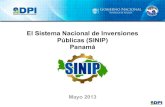 Divulgación del Sistema Nacional de Inversiones … · Objetivos del SINIP • Fundamentar el proceso de Inversión Pública ... • Manual del Usuario del Banco de Proyecto del