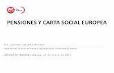 PENSIONES Y CARTA SOCIAL EUROPEA - ugt-pv.es · Convenio Europeo Derechos Humanos ... Protocolo Adicional 1988. Amplía con 4 nuevos Derechos 22. 2. ... derecho a la asistencia social