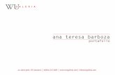 ana teresa barboza - WU Galeríawugaleria.com/wp-content/uploads/2016/05/ana-teresa-barboza-esp.pdf · 2007 Curso de patronaje en la escuela Mod ... 2013 Tejiendo el ... Mar del Plata,