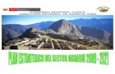 GOBIERNO REGIONAL CUSCO DIRECCIÓN REGIONAL DE … · servirá como un instrumento orientador para el desarrollo de la actividad agraria en la Región Cusco El sector agrario en la