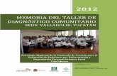 MEMORIA DEL TALLER DE DIAGNÓSTICO … · 2 La memoria del Taller, se terminó de capturar en formato electrónico en la localidad de Lerma, Campeche, Campeche, el día 16 de marzo