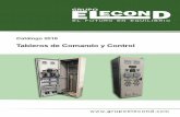 Tableros de Comando y Control - grupoelecond.com … · bancos de capacitores fijos o automáticos, filtros activos, ... de los equipos electrónicos de control y ... componentes