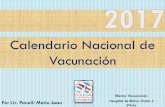 Calendario Nacional de Vacunaciónl9000466.ferozo.com/jornadas2017/Calendario Vacunacion 2017... · microorganismos, de virus o de bacterias. TV o DTP, DT, dTpa. ... INTRODUCCIÓN