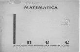 Matemática: aporte del INEC a la enseñanza de la … · mexicana sobre Educacien Matenstica y cmo un aporte ar- gsntino, se rsseña en este sucinto infame la mayor pa~ ... El trabajo