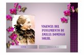 vigencia del pensamiento de Amalia Domingo Soler ... · Yo soy Darwinista a mi modo, yo acepto el progreso de mi espíritu desde el fondo del átomo, pasando ... estado colectivo