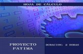 Hoja de Calculo - FATIMA - Universidad de Murciafatima.um.es/temarios/Hoja de Calculo.pdf · HOJA DE CÁLCULO Página 5 Dado que tenemos que fomentar el uso del software libre todos