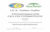 I.E.S. Galileo Galilei PROGRAMACIÓN CICLOS …iesgalileocordoba.es/wp-content/uploads/2015/11/MD75PR04_2TAPSD... · Página 3 de 22 La programación didáctica es el tercer nivel