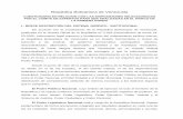 República Bolivariana de Venezuela - oas.org · república bolivariana de venezuela cuestionario en relaciÓn con las disposiciones seleccionadas por el comitÉ de expertos para