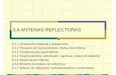 3.4 ANTENAS REFLECTORASleobravo/Especializ/3-4.pdf · 3.4 ANTENAS REFLECTORAS 3.4.1 Introducción histórica y aplicaciones 3.4.2 Principios de funcionamiento. Optica Geométrica
