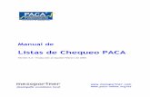 Listas de Chequeo PACA V52 - paca-online.org · Manual de Listas de Chequeo PACA Duisburg, Octubre de 2005 Versión 5.2 - Traducción al español Febrero de 2006 Jörg Meyer-Stamer