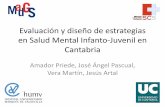 Evaluación y diseño de estrategias en Salud …³n y diseño de estrategias en Salud Mental Infanto-Juvenil en Cantabria Amador Priede, José Ángel Pascual, ... Organización Mundial