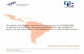 Análisis de flujos comerciales entre la CARICOM y … · Además, es importante que la región aproveche las ventajas que otorgan los acuerdos existentes. La CARICOM y los gobiernos