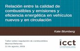 Relación entre la calidad de combustibles y emisiones y ... · combustibles y emisiones y eficiencia energética en vehículos nuevos y en circulación ... Pre-standards and Early