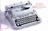 site.xavier.edusite.xavier.edu/polt/typewriters/Hermes3000ES.pdf · Tenga siempre limpios los tipos de su HERMES ; una escritura clara incita a leer. No desmonte la máquina. La HERMES