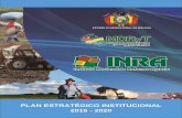 PLAN ESTRATÉGICO INSTITUCIONAL 2016 - 2020inra.gob.bo/InraPb/upload/INRA PEI 2016.pdf · Director Departamental Tarija Abog. Hugo León Gutiérrez Director Departamental Santa Cruz