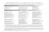 NEUMOLOGÍA Y CIRUGÍA DE TÓRAX - s3.amazonaws.com · ... de la Sociedad Mexicana de Neumología y ... 2 División de Neumología y Terapia Intensiva de ... 4 Departamento de Terapia