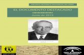 EL DOCUMENTO DESTACADO - Junta de Andalucía · como El Quijote de Miciano, de ediciones Jurado. La empezo a desarrollar desde 1947 en Jerez con