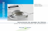 Comprobación emisiones - METTLER TOLEDO · Soluciones de pesaje de filtros Soluciones de pesaje de filtros de 50 a 150 mm Determinación rápida y sencilla de partículas en suspensión