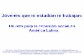 Un reto para la cohesión social en América Latina - … · ... pruebas internacionales como PISA que se aplican a estudiantes de ... (15 a 18 años) 2 de cada 3 ... nuevo reto en