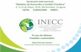CEPAL EUROCLIMA SNRCC · 4) Proyectos ... desarrollo sustentable: competitividad económica, la sostenibilidad ambiental y la equidad social. 2) ... • Volumen de emisiones por unidad
