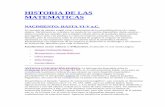 HISTORIA DE LAS MATEMATICAS - Categoríasbibliotecadigital.tamaulipas.gob.mx/...HistoriaDeLasMatematicas.pdf · civilización desarrollada a lo largo del Nilo es, lo suficientemente