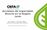 Acciones de Supervisión Directa en la Región Junin³n-Directa-Minería-en-Junín.pdf · del proceso de beneficio o procesamiento en las Plantas Concentradoras, estos son transportados