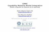 CMMI Capability Maturity Model Integration · • Estudio de mercado u otros registros de evaluación de criterios, ventajas y desventajas de candidatos a proveedores y racionalizar