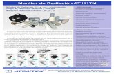 Monitor de Radiación AT1117M - seinco.mxseinco.mx/doc/ATOMTEX/AT1117M_Sp.pdf · El monitor de radiación AT111TM consiste en una unidad de procesamiento (PU o PU2) y un conjunto