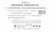 TEMA 10 SISTEMAS TRIFÁSICOS. - yoquieroaprobar.esyoquieroaprobar.es/_pdf/43016.pdf · • Tienen un mayor par de arranque. ... • Cálculo igual que para monofásicos. • Se usan