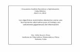 I Encuentro y Optimización Cuba México 2 4, 2012lya.fciencias.unam.mx/gfgf/cubamex2012/valia.pdf · Producto matricial (Drineas‐Mahoney, 2004) • Escribir el producto A*B como
