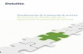 Transformación de la prestación de servicios 10 … · Transformación de la prestación de servicios 10 maneras de obtener más de su organización de prestación de servicios