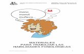 MATERIALES PARA TRABAJAR LAS HABILIDADES …eoepavila.centros.educa.jcyl.es/sitio/upload/HabilidadesFonol%F3... · PA PE PI PO PU . 18 ... de una de estas palabras funcionales, con
