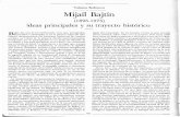 Tatiana Bubnova Mijaíl Bajtín - Revista de la ... · del lenguaje (de Voloshinov) y el Método formal en los estudios literarios (de Medvedev) se traducen a partir de las primeras
