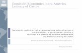 Comisión Económica para América Latina y el Caribe · Hoja de Ruta, Visión de Lima, Contenidos de San José e insumos Enfoque de derechos, fortalecimiento de democracia y derechos