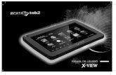 MANUAL DEL USUARIO - X-View | Smartphonesx-view.com/manuales/mnl_proton-tab2.pdf · 3 Bienvenidos 1. Gracias por adquirir nuestra tableta Proton Tab2 Multimedia Internet Device X-VIEW.