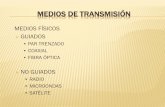 MEDIOS DE TRANSMISIÓN - …ecaths1.s3.amazonaws.com/redesinformaticas/500869923.mediosde... · En las redes de datos la información es transmitida a través de señales eléctricas,