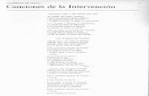 I Canciones de la Intervención · Canciones de la Intervención BATALLA DEL 5 DE MAYO DE 1862 Al estallido del cañón mortífero corrían los zuavos en gran confusión ... y las