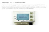 INDUSTRUINO: PLC Arduino compatible · aisladores digitales y se comunican a través de un bus I2C. EL PLC dispone de ... se puede utilizar para conectar el módulo directamente a