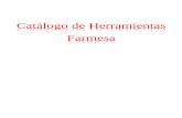 Catálogo de Herramientas Farmesa · CASA MATRIZ: CAMINO PADRE HURTADO 9450 BUIN – SANTIAGO TELEFONO: 56-228213731 Contacto@farmesa.cl 1 Indice ... Llaves Combinada Llaves Boca