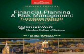 SEMINARIO EJECUTIVO Financial Planning & Risk … · su planificación financiera y que tengan como objetivo gestionar los distintos riesgos, tanto financieros como empresariales