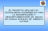 EL PROYECTO OEA/AE/141: TECNOLOGÍAS … · por los que atraviesa la región latinoamericana. Regiones rurales de América Latina ... • se encuentran fácilmente en las regiones