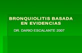 BRONQUIOLITIS BASADA EN EVIDENCIAS - :: … · Tratamiento con adrenalina nebulizada en niños con bronquiolitis Tratamiento con adrenalina nebulizada en niniñños con bronquiolitis