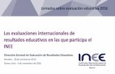 Las evaluaciones internacionales de resultados … · Cuestionario de trayectoria educativa (para estudiantes) ... Honduras, México, Nicaragua, Panamá, Paraguay, Perú, R. Dominicana,