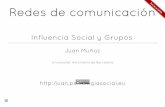 Redes de comunicación - jmunoz298.github.iojmunoz298.github.io/Presentaciones/RedesComunicacion.pdf · Comunicación: Redes ¿Podría ocurrir que entre varios patrones de comunicación
