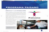 PROGRAMA PAISANO - IOM Online Bookstorepublications.iom.int/bookstore/free/Dossier_Programa_Paisano.pdf · tados y no documentados mi-gran hacia el vecino país del norte cada año.