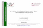El Proyecto del Presupuesto Público Federal para la ... · SAE-ISS-24-17 Y ANÁLISIS I CO El Proyecto del Presupuesto Público Federal para la FUNCIÓN EDUCACIÓN, 2017-2018 Elaborado